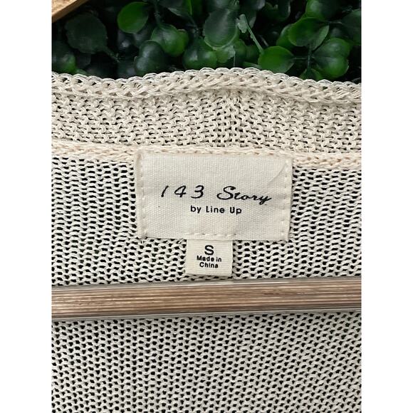 143 Story by Line Up, thin long cardigan, women’s size S - Picture 4 of 6